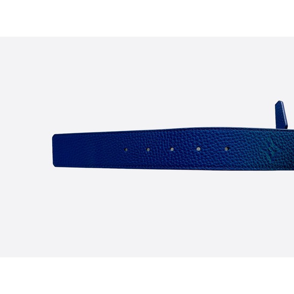 Louis Vuitton Blue & Green Illusion Monogram Belt - Picture 4 of 5